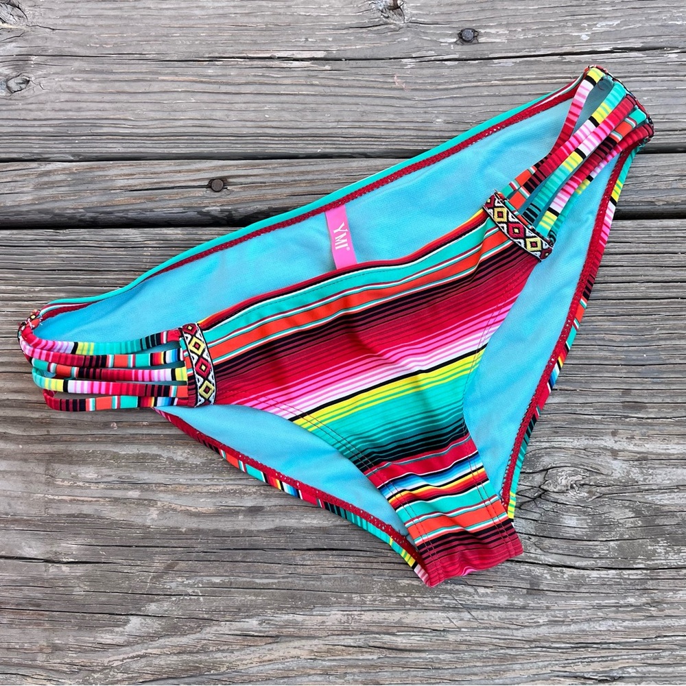 YMI Bikini Bottom Stripes Muti-Color Sise Medium